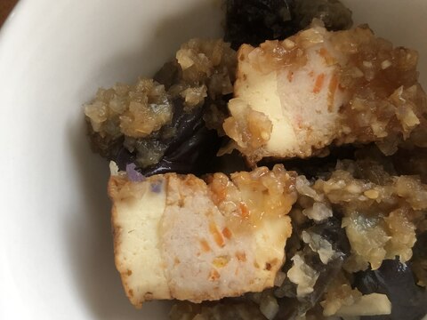 厚揚げ肉詰めリメイク